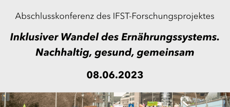 Konferenz “Inklusiver Wandel des Ernährungssystems” | 08.06.2023