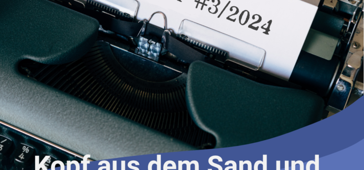 Newsletter #3/2024: Kopf aus dem Sand und Augen auf – am 9. Juni ist Europawahl!