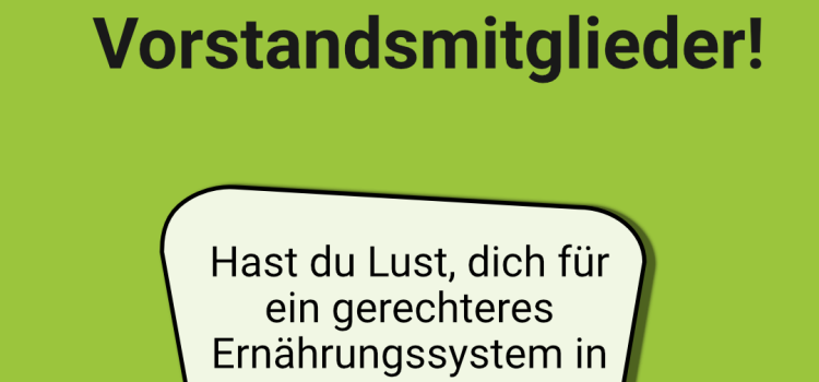 Neue Vorstandsmitglieder gesucht!
